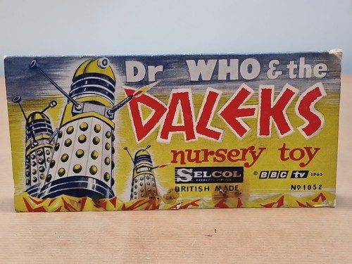One Of The Rarest Dr Who Toys Selcol Dalek And Rarer Header Card PLEASE READ B25 - Picture 9 of 10