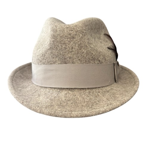 BAILEY OF HOLLYWOOD Tino Fedora Hat Size XXL Wool Packable Water Resistant NWT - 第 2/11 張圖片