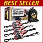 Self-Retracting Ratchet Straps - Secure Loads Effortlessly
