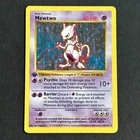 1st Edition Mewtwo 10/102 Base Set Holo Rare Pokemon Card