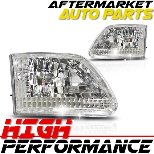 For 1997-2003 Ford F-150 Euro Headlight Chrome - Bild 1 von 1
