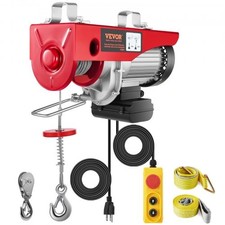 VEVOR 2200 lbs Attic Lift,1600W 110V Electric Hoist w/14ft Wired Remote Control,