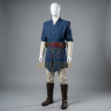 Obi-Wan Kenobi Custom Jedi Cosplay Costume Jedi Master Blue Outfit