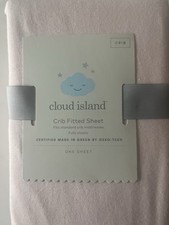 Cloud Island Crib Fitted Sheet Pink and Floral Fitted Crib sheet- never used