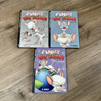 Pinky and the Brain Complete TV Series Volumes 1 2 3 DVD Set Steven Spielberg