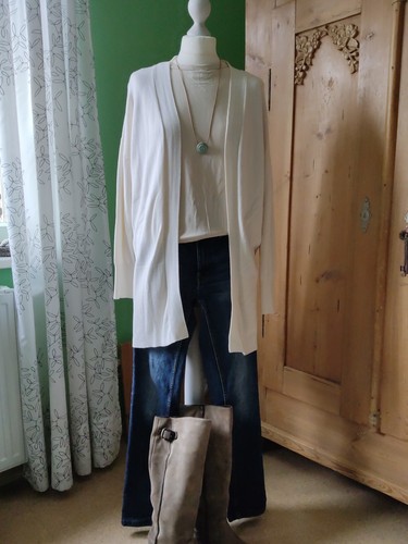 Soyaconcept Damen Strickjacke Cardigan Gr. S 36 38🌸😊 offwhite - Bild 2 von 8