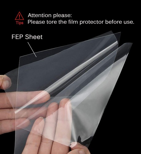 5PCS FEP Film 200x140x0.15mm for Elegoo Mars/Mars 2 Pro/Mars 3 Pro/Anycubic... - Picture 2 of 7