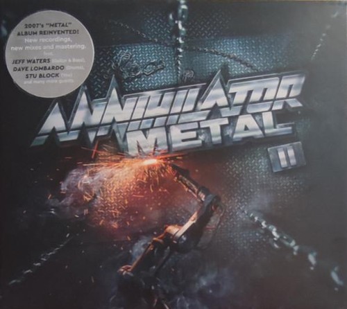 Annihilator Metal II CD Deutschland Ohrenmusik 2022 im dreifach gefalteten Digipak. Versiegelt. Hat