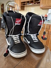 Vans Hi-Standard OG Snowboard Boots Mens 10 Black Lace Up V1 UltraCush Winter