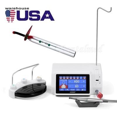 Dental LED Implant Motor Brushless System 20:1 Handpiece /LED Curing Light Lamp