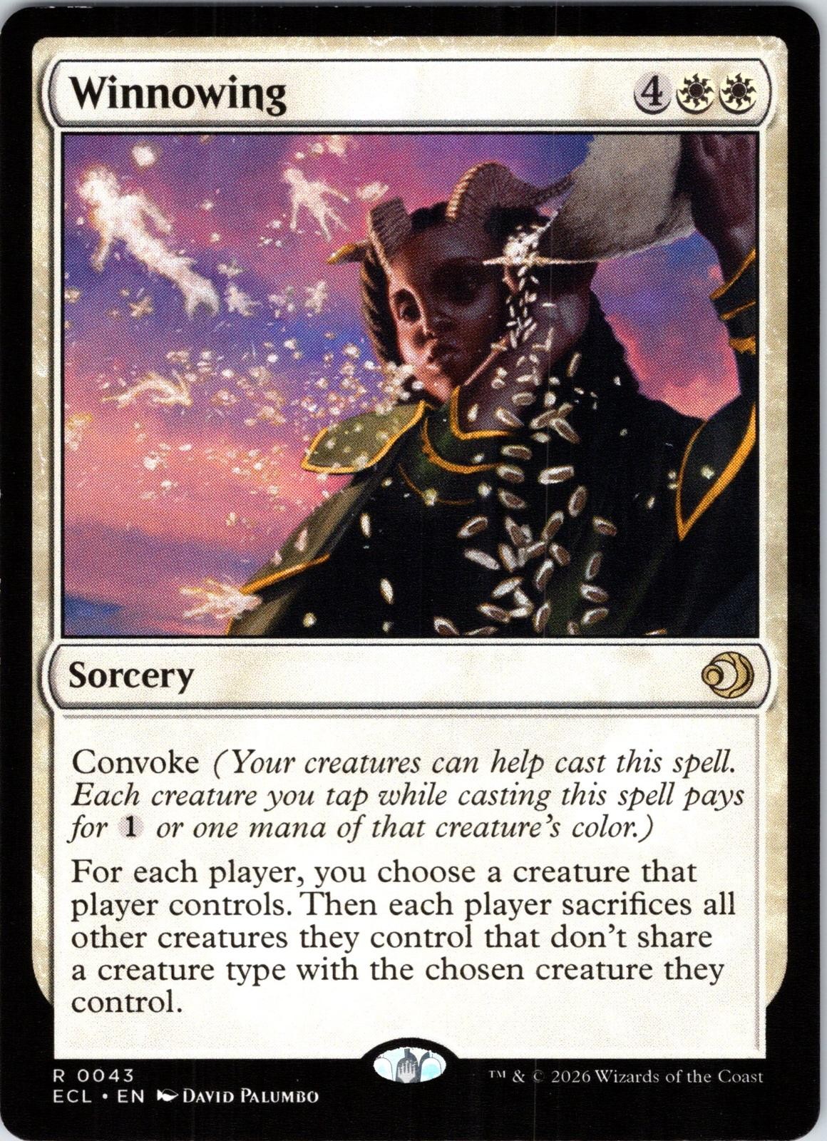 Winnowing 43 Rare Lorwyn Eclipsed Magic: The Gathering Near Mint