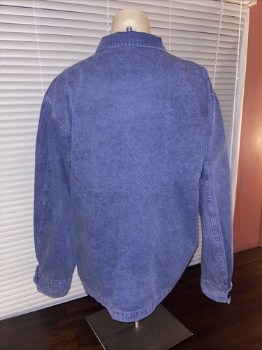ANINE BING Sawyer Hemdjacke mittelblau Military Oversized modern zeitlos - Bild 2 von 16