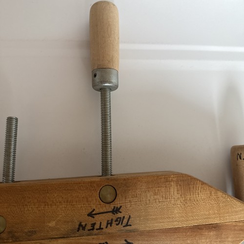 "Juego de 2 abrazaderas de tornillo de mano Miro-Moose Dubuque Iowa de 10""" - Imagen 5 de 13