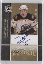 2007-08 Upper Deck The Cup Gold /48 Matt Hunwick #104 Rookie Auto RC