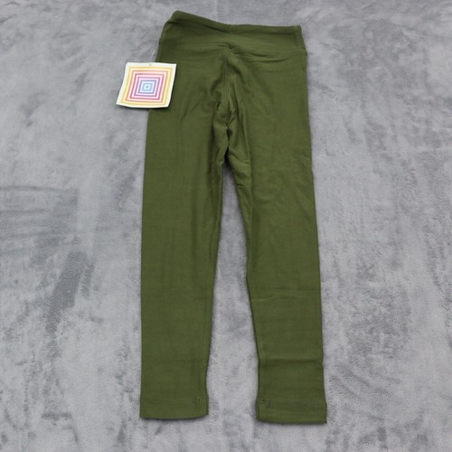 LulaRoe Pants Girls S to M 14W Multicolor Elastic Waist Set of 3 Leggings - Picture 9 of 15