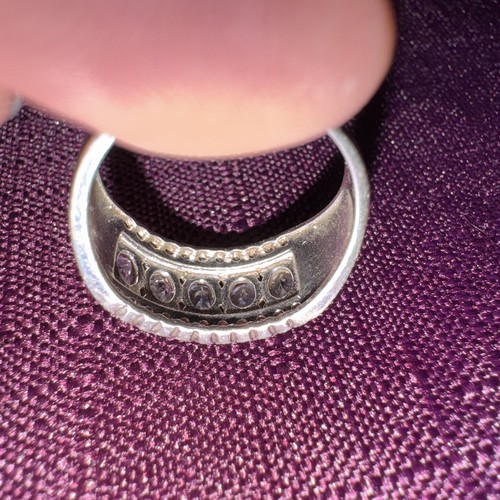 Stauer tanzanite? Not Sure .925 sterling silver ring size 8? Read Please - Foto 14 di 22