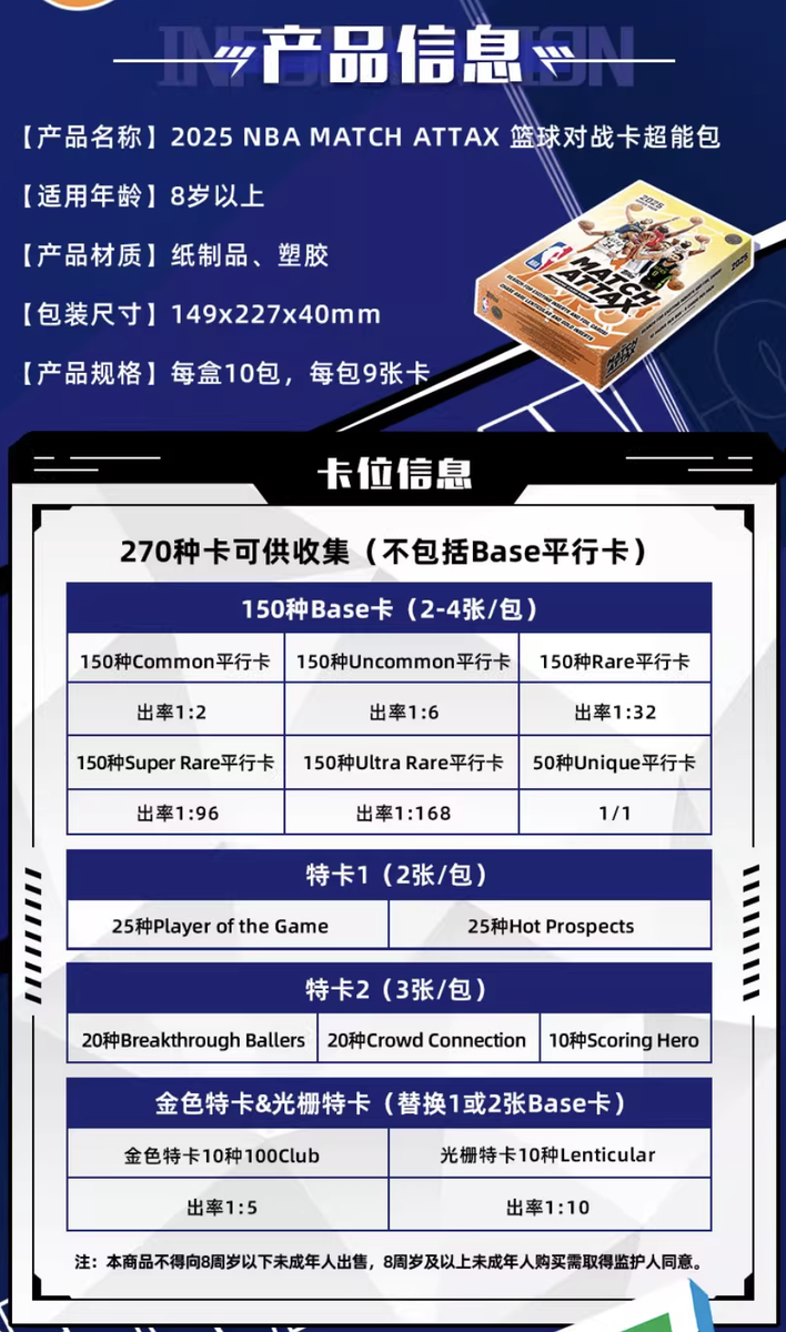 2025-26 Topps Match Attax NBA Super Pack Edition Sealed Box