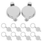  10pcs Privacy Peephole Cover - 16mm Inner Copper Peep Hole Covers For Door