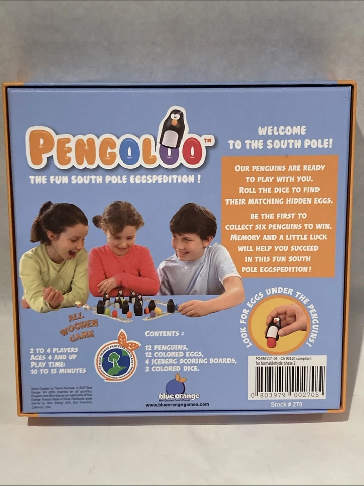 PENGOLOO Wooden Penguin Memory Board Game Early Learning Age 4+ - Image 2 of 2