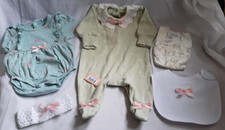 Reborn baby dolls clothes and accessories bundle to fit 20/22 inch doll. 503