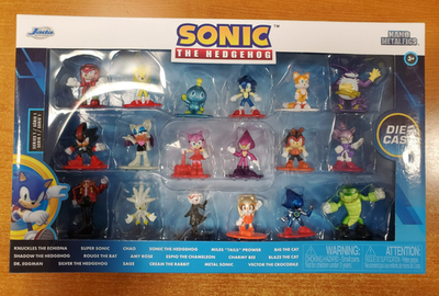 Jada Nano Metalfigs Sonic The Hedgehog 18 Pack Series 1 Figure Set