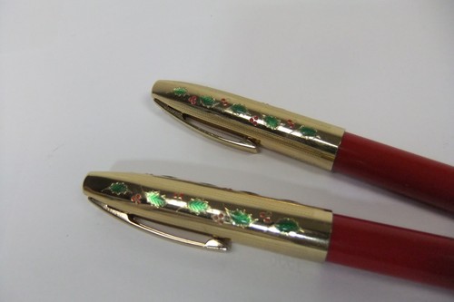 Sheaffer Holidays Originals, White Dot, 1996 The Holly Fountain Pen - Imagen 8 de 24
