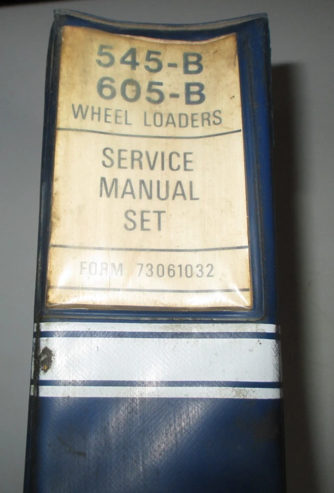 Fiat Allis 545-B 605-B Cargador de Ruedas Taller Servicio Taller Reparación Manual ORIGINAL Foto 2 de 4