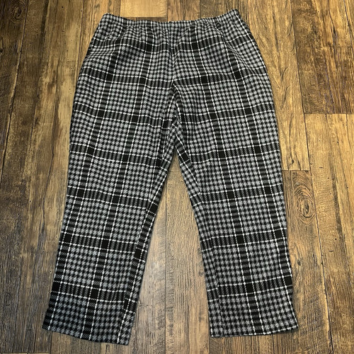 Pigiama donna Secret Treasures più 2X (18-20) pantaloni nero grigio morbido elasticizzato - Foto 1 di 9