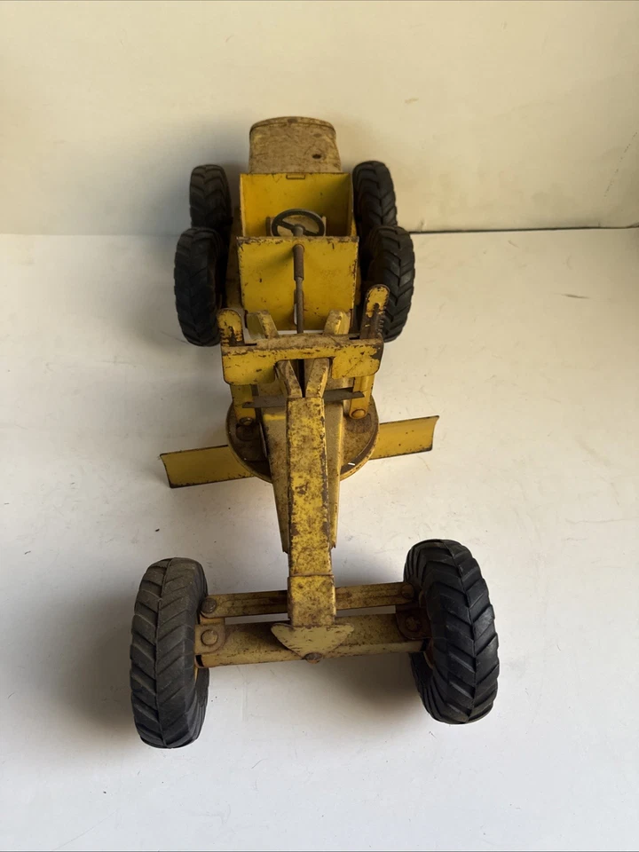 Vintage Ny-lint Nylint Road Grader Pressed Steel - Image 3 of 4