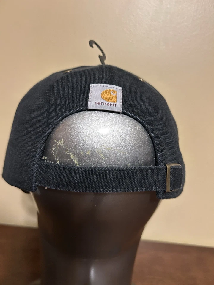 Baltimore Orioles Carhartt x '47 Clean Up Hat Duck Cloth Black NEW SAMPLE - Image 3 of 4