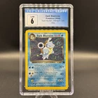 Pokémon TCG Dark Blastoise Holo Rare CGC 6 With Swirl