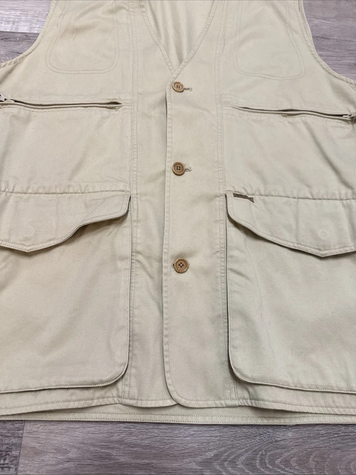 Beretta Shooting Shooters Cargo Pocket Vest Men’s Beige Size XXL - Image 2 of 4