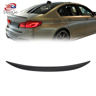 Sport Heckspoiler Lippe Schwarz Glanz passend Für BMW 5er F10 F18 2010-16 No ABE