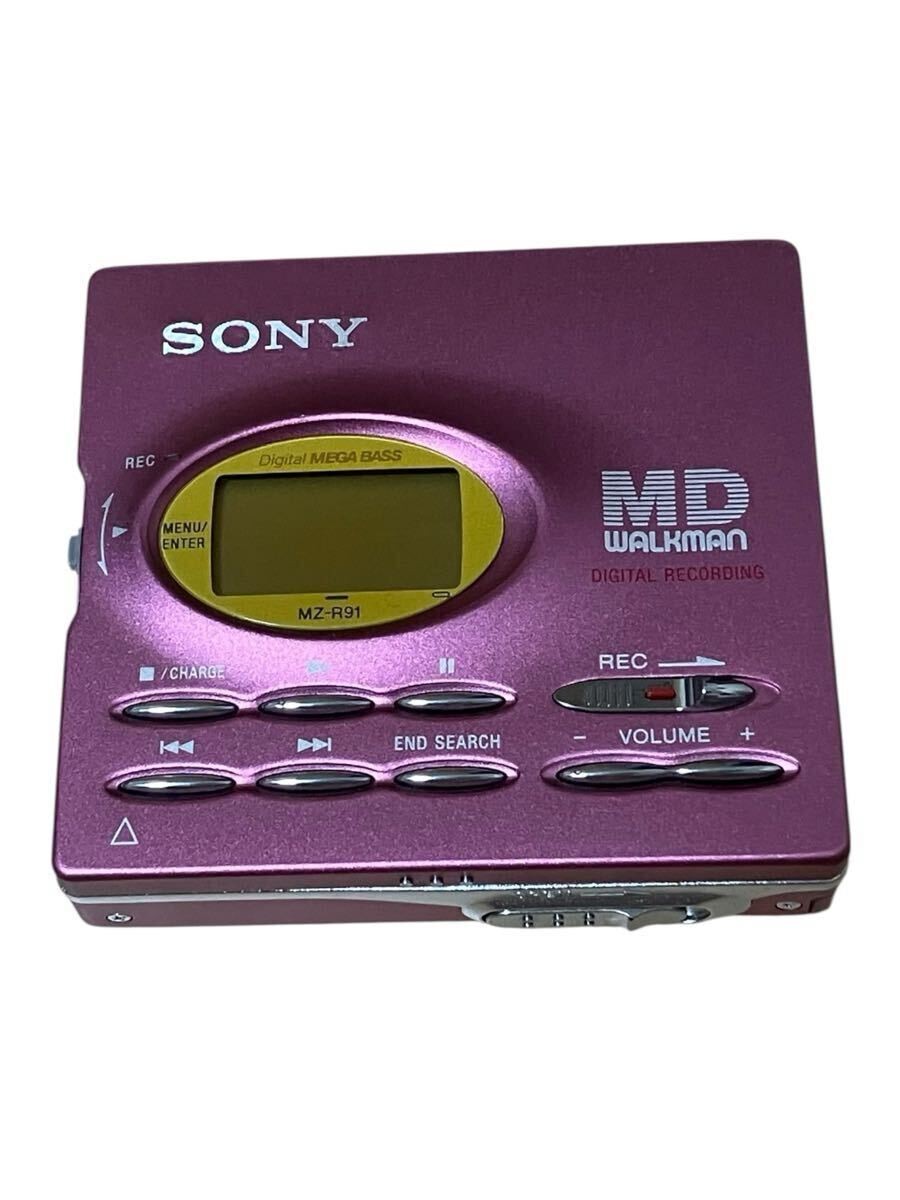 SONY　MZ-R91　MDウォークマンポータルレコーダー NEW SONY MZ-R91 Minidisc MD Player Recorder Walkman Red