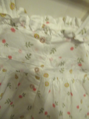 P6 Girls size 5T Tahari 2 Piece Set outfit Lined White with Floral pattern Dress - Picture 11 of 16