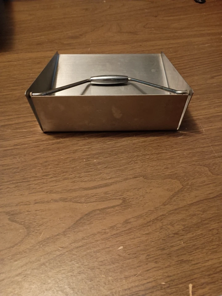 正品 OGGI 不锈钢餐巾架 - 简单、坚固、现代 - 橡胶脚 — 第 3/4 张图片