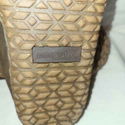 MINNETONKA Men's Taylor Suede Clog Slide Slippers Sz 9 - Picture 8 of 8