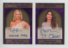 2024 Leaf History Book Dual Inscriptions Mira Sorvino Marisa Tomei 2/5 Auto