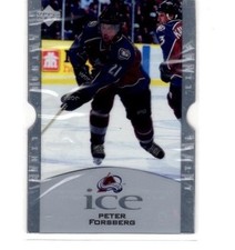 1997-98 ud ice lethal lines#l4b peter forsberg