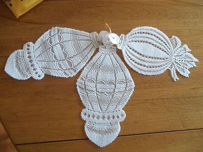 HERITAGE LACE WHITE SET OF 3 LACE CHRISTMAS WINDOW ORNAMENTS NWOT ITEM 2846 HERITAGE LACE WHITE SET OF 3 LACE CHRISTMAS WINDOW ORNAMENTS NWOT ITEM 2846