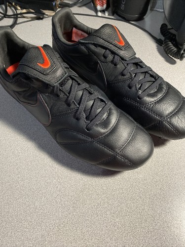 New Nike Premier II FG Kangaroo Blk Leather Soccer 917803-061 SZ 7 - Picture 1 of 7