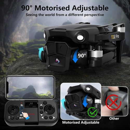 Mini Drohne 1080P HD Kamera 4 Batterie 3 Geschwindigkeiten FPV Quadcopter - Bild 7 von 10