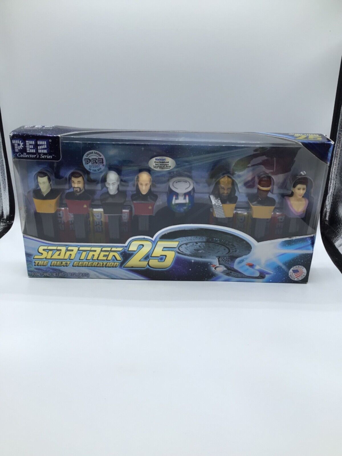 Exclusive Pez Star Trek: The Next Gerneration Collector's Set 8 Characters *New*