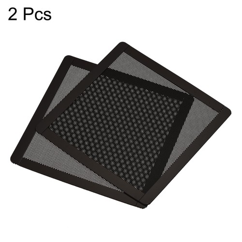 120mm Computadora Ventilador Filtro Rejillas PVC Malla Magnética Cubierta, 2pzs - Foto 3 di 5