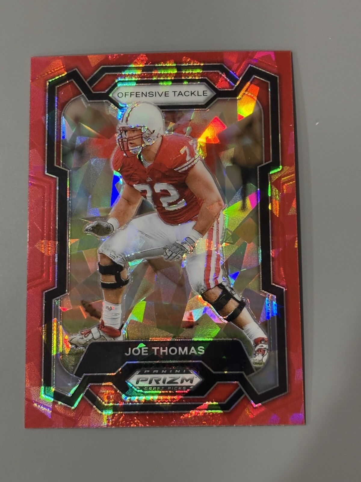 2024 Panini Prizm Draft Picks - Joe Thomas Red Ice Prizm #28