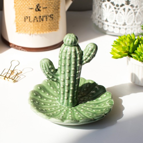 Ring Holder Bracelets Jewelry Necklace Decoration Bracket Cactus - Picture 5 of 11