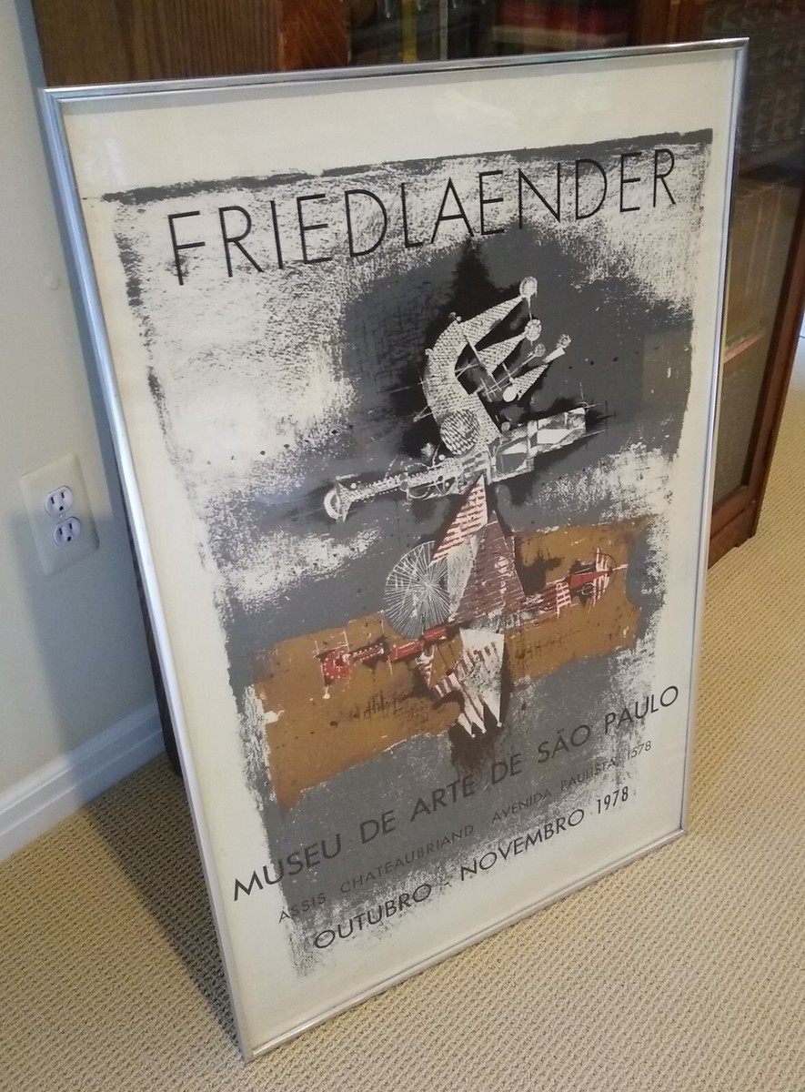 ビンテージ　79年　JOHNNY FRIEDLAENDER オリジナルポスター ビンテージ79年JOHNNY FRIEDLAENDER オリジナルポスター