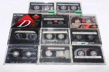 11 (eleven) Maxell & TDK & Sony Audio Cassettes Used Recorded 1 NEW