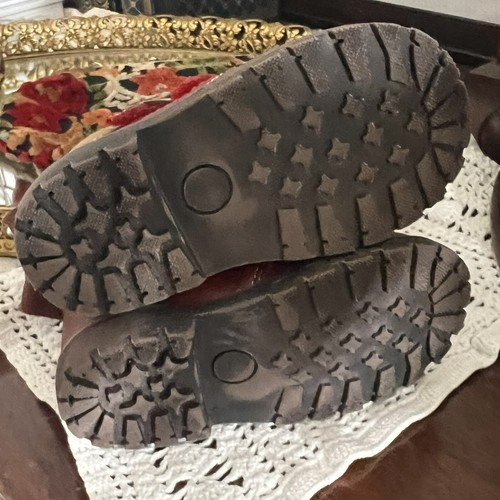 Mini Burbujas Toddler Infant Red Leather Strap Booties Boys Size 5 Hiking - Picture 6 of 6