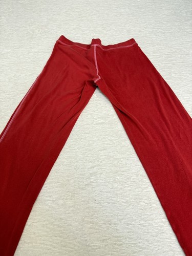 ☆ vintage y2k 2000s Victoria's secret red flared sweatpants XS cotton - Picture 15 of 17